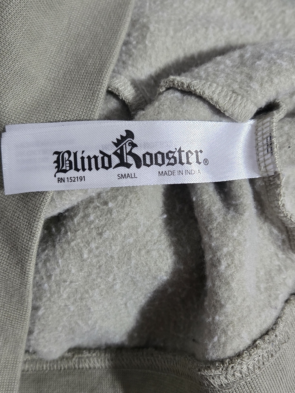 Blind Rooster Mushroom Embroidered Crewneck Sz Small - Picture 5 of 6